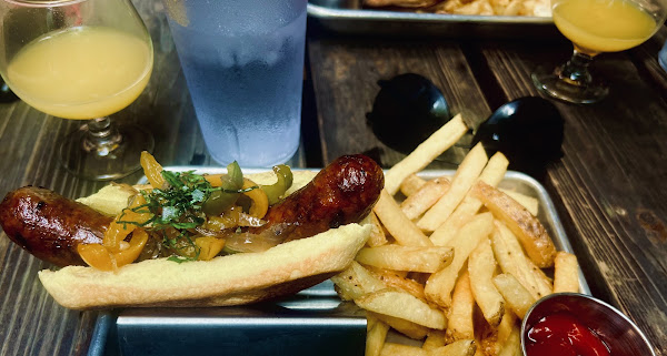 Food at Banger’s Sausage House & Beer Garden