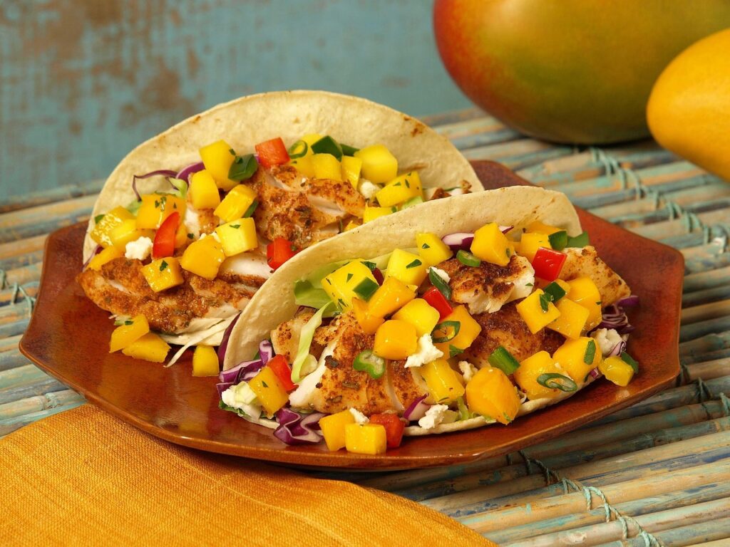 Mango Catfish Taco