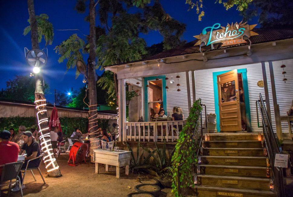 Out Front at Licha’s Cantina at 6 Street
