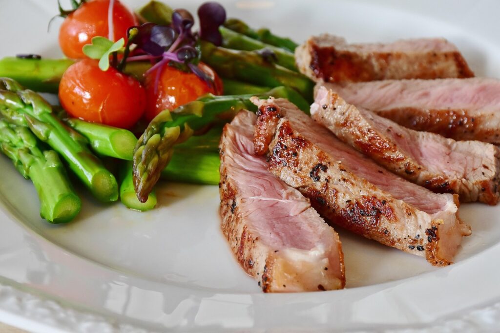 Asparagus Veal Steaks