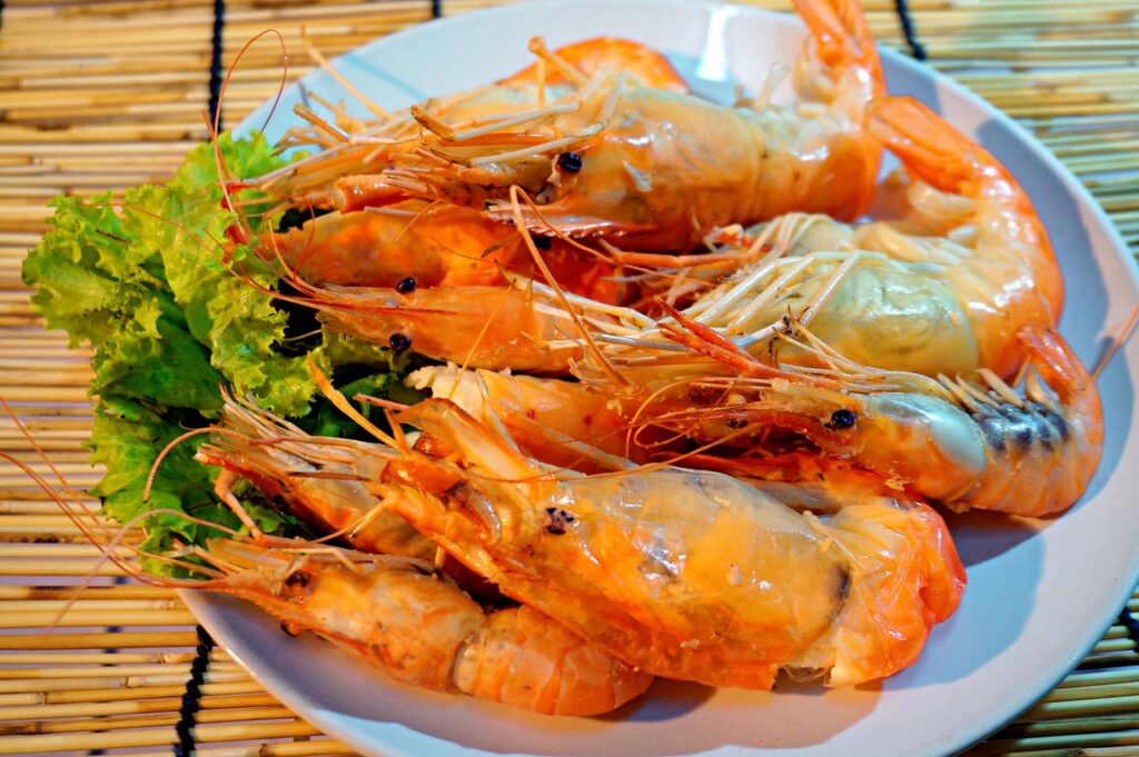 Honey Pecan Prawns