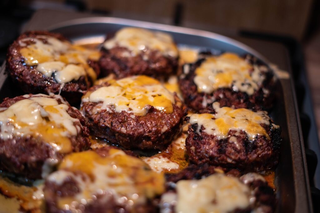 Steaks with Cheese Topping