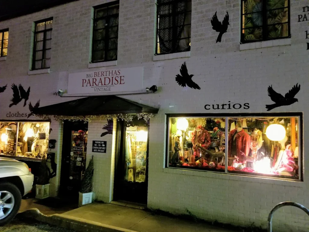 Vintage clothing at Big Bertha's Paradise