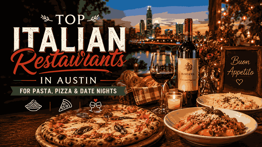 Top Italian Restaurants in Austin for Pasta, Pizza & Date Nights